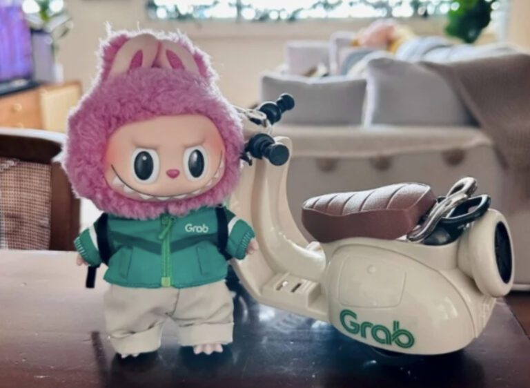 Grab Launches Mini Delivery Uniforms For Labubu Toys