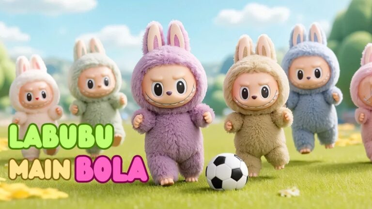 Lagu Labubu Main Bola #labubu #laguanakindonesia