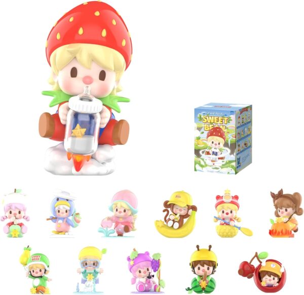 Pop Mart Sweet Bean Fruit World Adventure Series Figures, Random