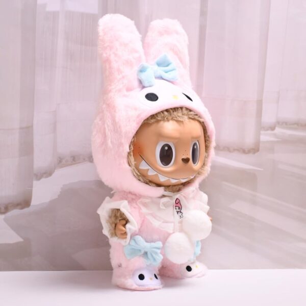 1736283465 38cm Doll Clothes Suitable For 38cm 15in Labubu Dolls Accessories 1romper1scarf1shoes1hat No Doll.jpg