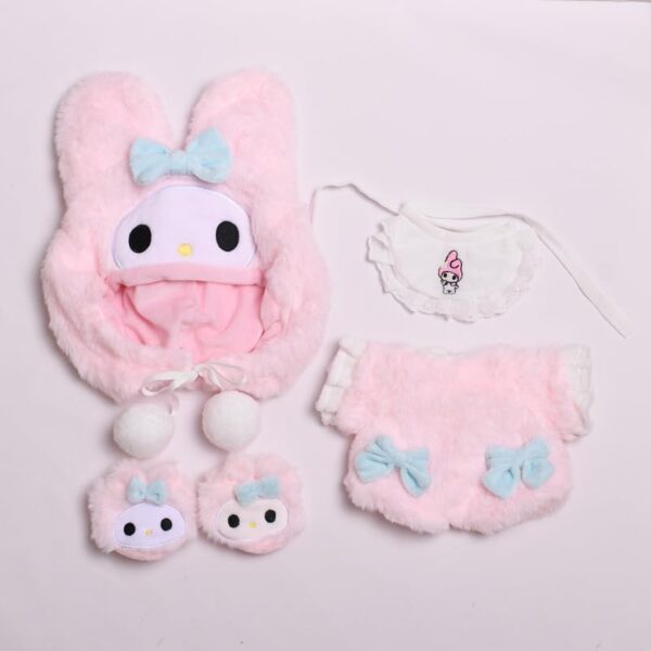 1736283474 38cm Doll Clothes Suitable For 38cm 15in Labubu Dolls Accessories 1romper1scarf1shoes1hat No Doll.jpg
