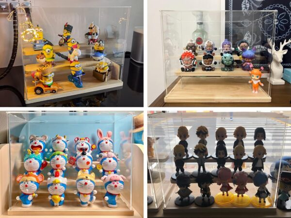 1737208656 3 Tier Clear Acrylic Display Case Display Stand Display Case For Collectibles Mini Figures Pop Mart Labubu Sonny Angel Smiskiassemble Dustproof Display Box With Doorblack Base Step.jpg
