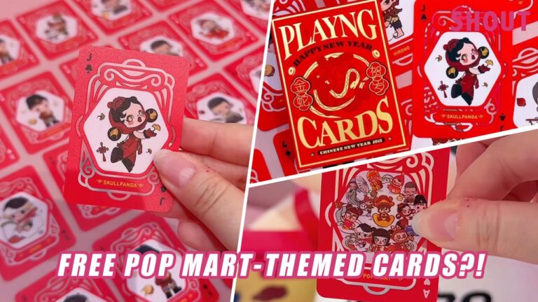 Free Pop Mart Themed Mini Playing Cards At All Pop Mart