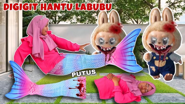 Gawat 😱 Putri Duyung Digigit Boneka Labubu Sampe Ekornya Putus