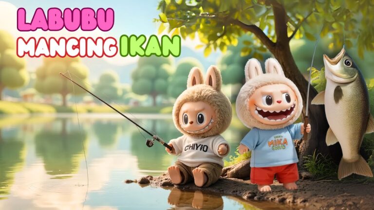 Labubu Memancing Ikan Lagu Anak Indonesia #labubu #laguanakindonesia #laguedukasi