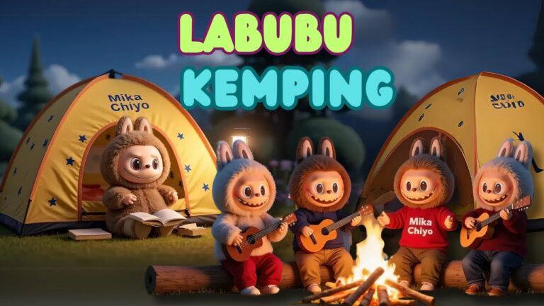 Lagu labubu kemping #labubu #laguanakindonesia #laguedukasi