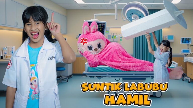 Dokter dista suntik labubu hamil pake suntikan raksasa!! labubu ketakutan