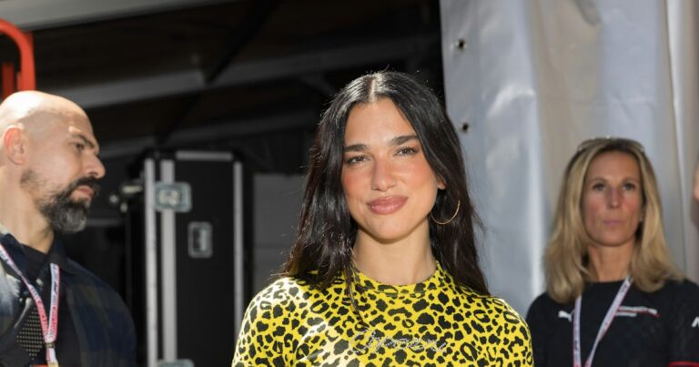 Dua lipa drops labubu for a mickey mouse belt charm