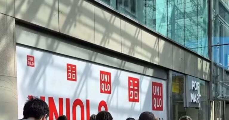 Huge 'eight hour' queue forms at bullring store for tiktok famous
