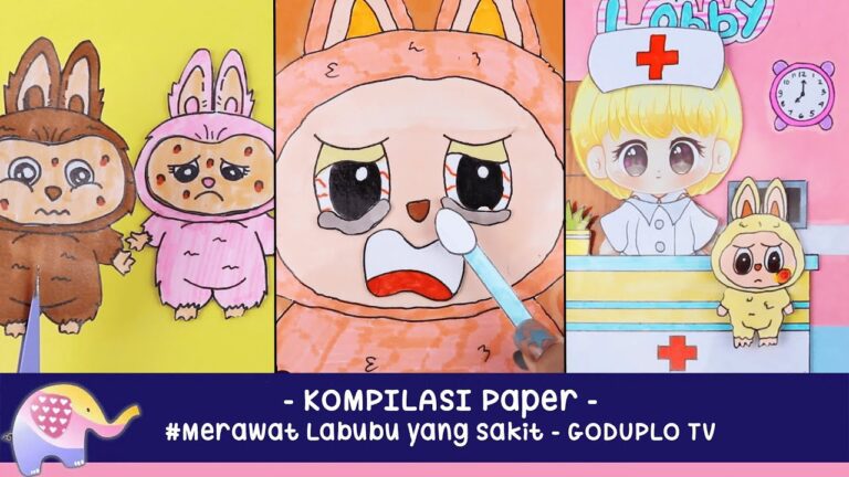 Kompilasi merawat labubu yang sakit goduplo tv
