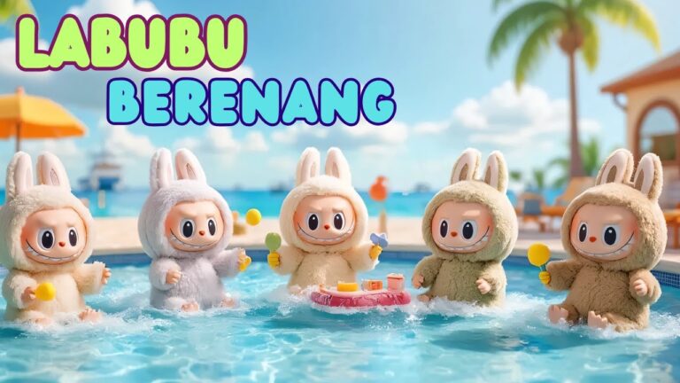 Lagu labubu berenang lagu anak indonesia #labubu #laguanakindonesia #laguedukasi