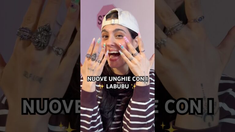 Nuove unghie con i labubu fatte da ​⁠@planetnails it ✨ #popmart