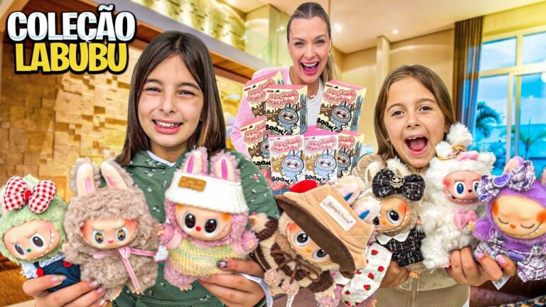 Abrindo nossa coleÇÃo de labubu *o monstrinho mais procurado do