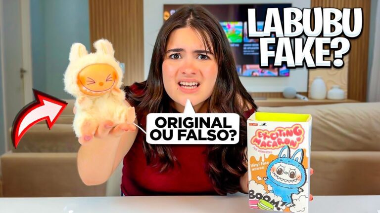Avaliando a compra inÚtil da minha mÃe * labubu fake