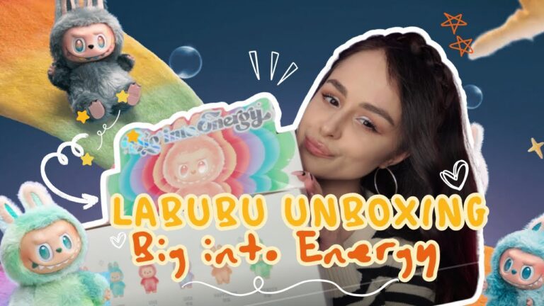 Labubu big into energy unboxing polowanie na secreta 🤫🖤🌈