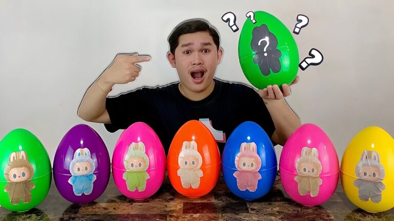 Labubu egg hatching (ang daming toys at candies)
