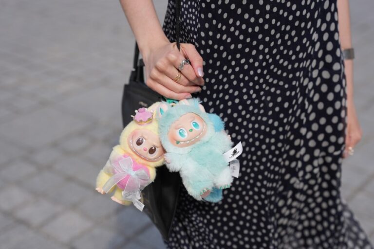 Labubu nyc event calls for best bag pairing to win