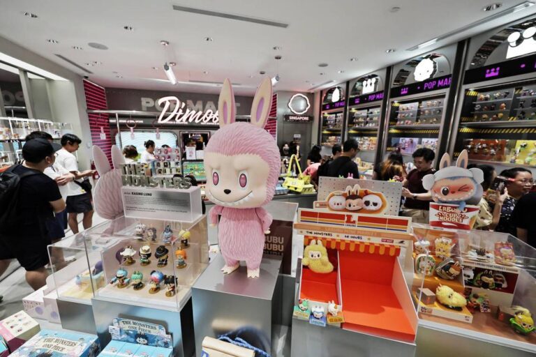 Labubu mania: japanese snack themed launch draws queue at ion orchard