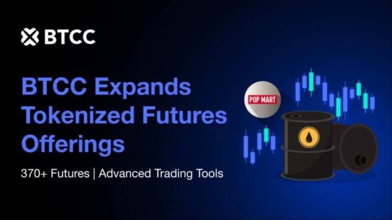 Btcc launches new tokenized futures for pop mart and crude