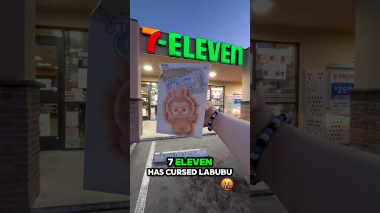 Cursed labubu at 7 eleven #shorts #labubu #lafufu #labubuviral #popmart #viral