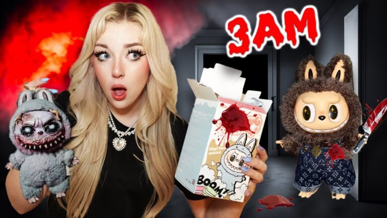 Do not unbox labubus at 3am... (*they come to life?!*)