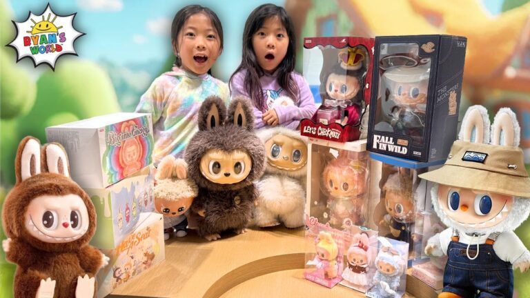 Emma & kate open pop mart labubu!