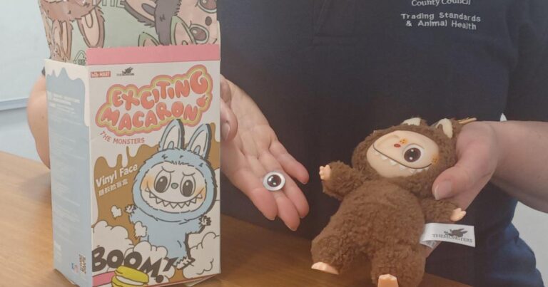 Fake pop mart labubu dolls found in northumberland shops