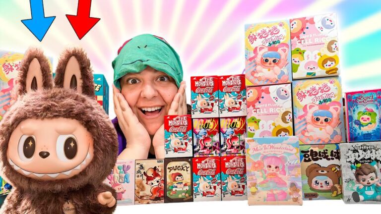 I bought the crazy internet obsession labubu mystery boxes by