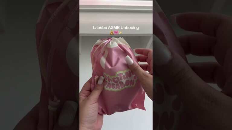 Labubu unboxing 🧸 #asmr #popmart #unboxing #labubu
