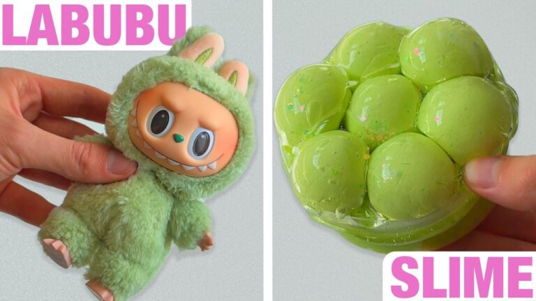 Labubu's make my slime | slime challenge