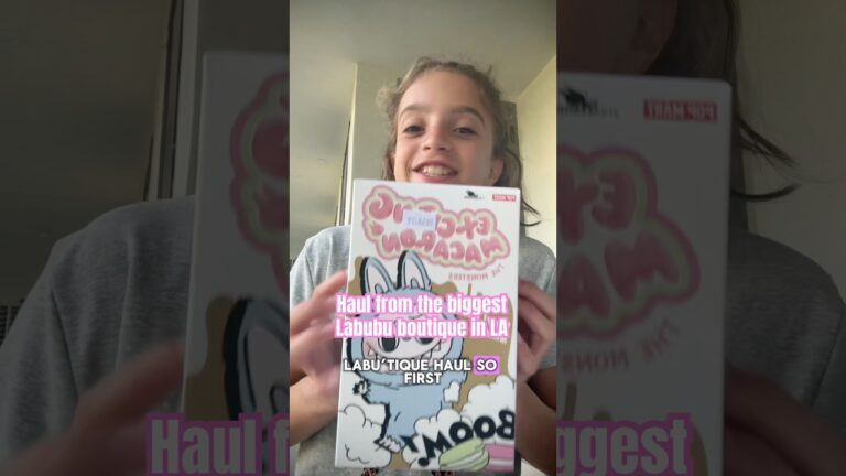 Unboxing from the biggest labubu store in la! #labubu #unboxing
