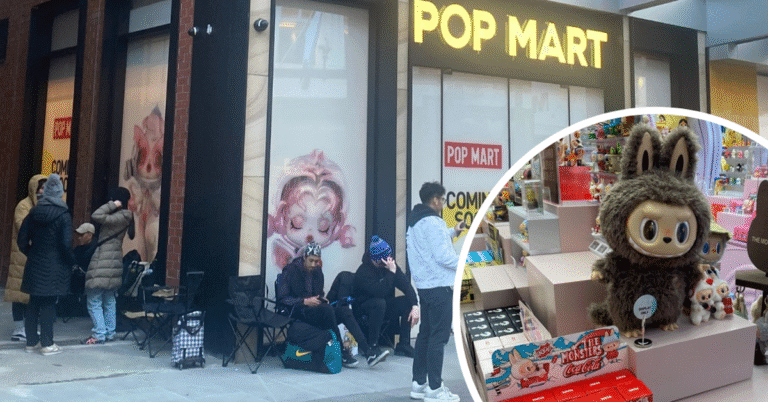Why these men have camped overnight for plush toys