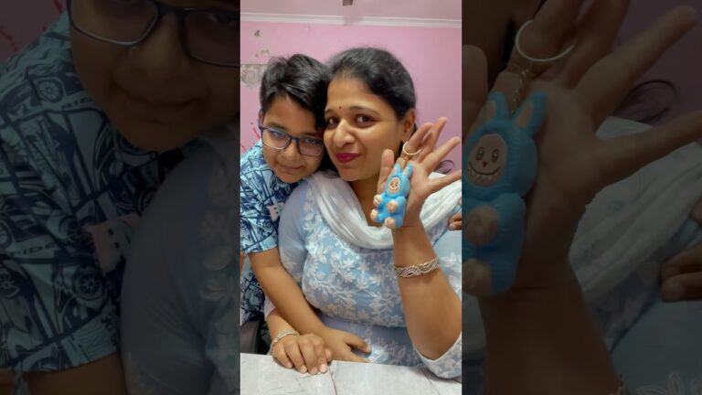 Diy labubu with clay #shorts #youtubeshorts #labubu #diy #kidsvideo #kids