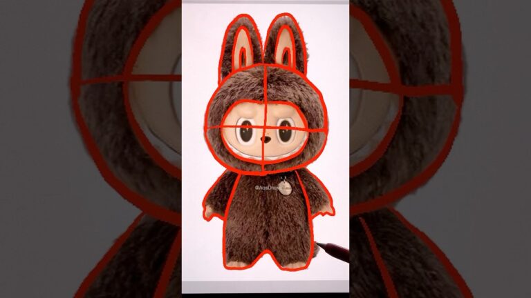 Drawing labubu doll✨