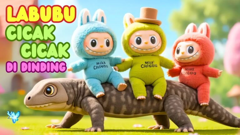 Lagu labubu cicak cicak didinding #labubu #laguanakindonesia #laguedukasi