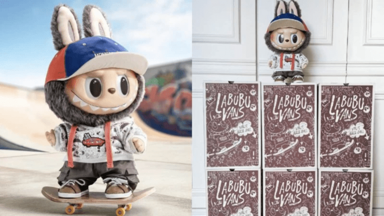 'most expensive' labubu x vans doll sells out for ₹9.15