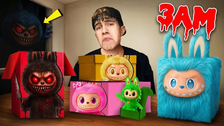 Öffne niemals alle labubu mystery boxen um 3 uhr!!