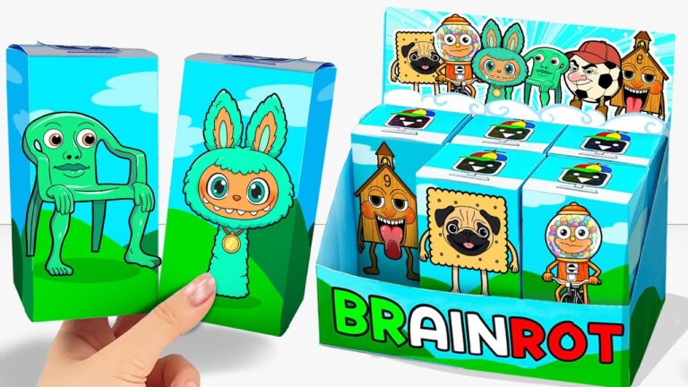 Paper diy💖 unboxing all italian brainrot mystery box | karkerkar