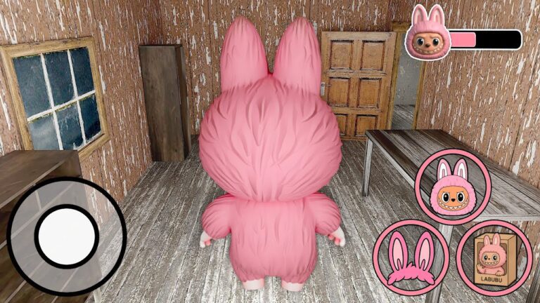 Playing as labubu in granny house