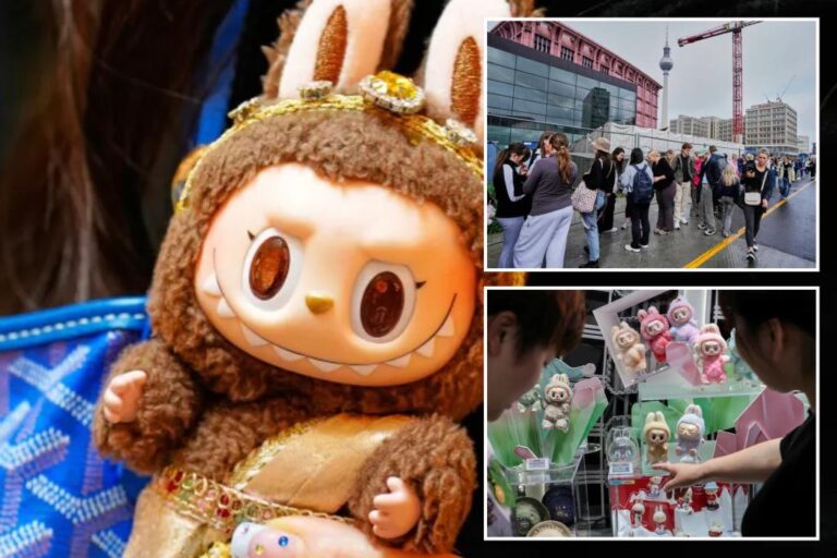 Pop mart shares surge 12% as ceo says mini labubus
