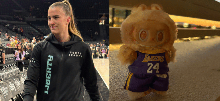 Sabrina ionescu wanted a labubu