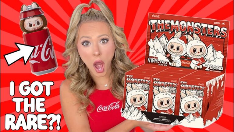 Unboxing the coca cola labubu’s 😱⁉️📦 highly satisfying #labubu #unboxing #satisfying