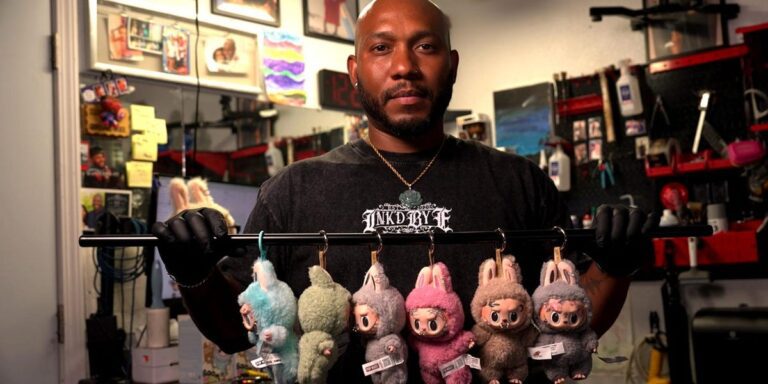 Artist finds lucrative side hustle customizing labubus