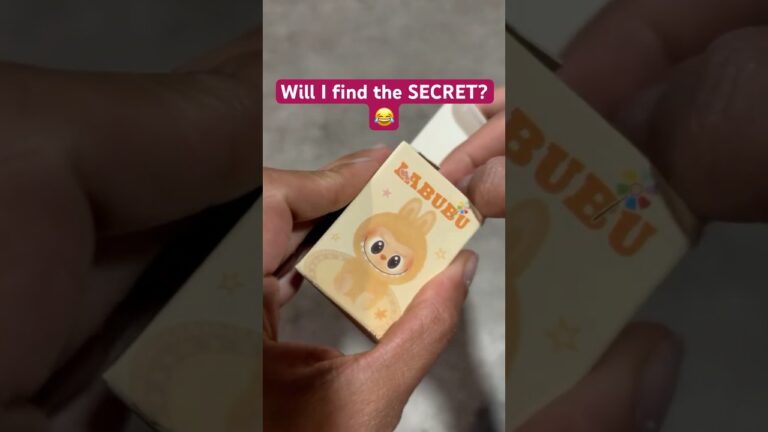 I got mini labubu😱unboxing have a seat! #labubuviral #labubu #unboxing