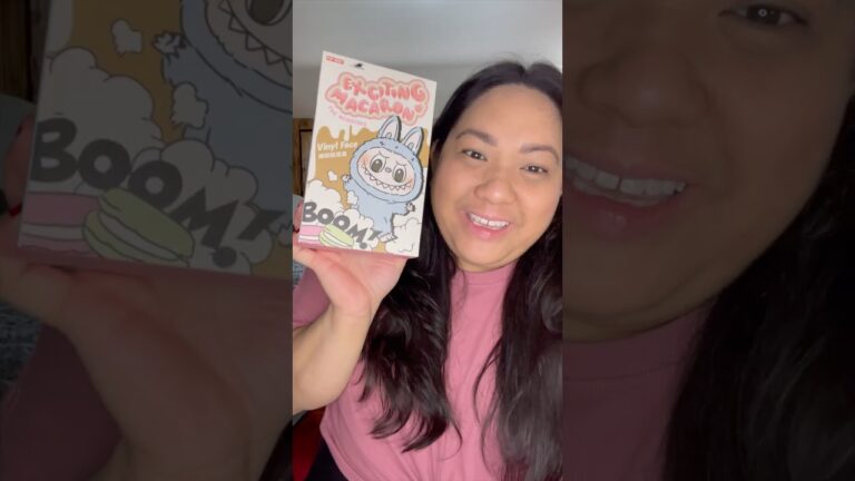 Labubu unboxing 😈📦 exciting macaron #unboxing #labubu #blindbox #shorts #popmart