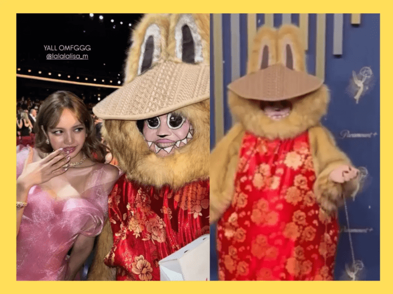 Labubu alert! life size freak faced doll stuns on emmys red carpet