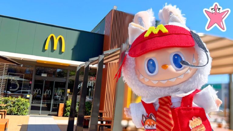 🍔llevé a labubu al mcdonald´s🍟 y pasó esto😱