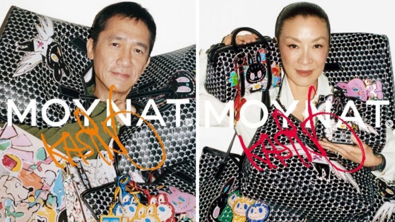 Michelle yeoh and tony leung champion moynat’s new labubu themed luxury