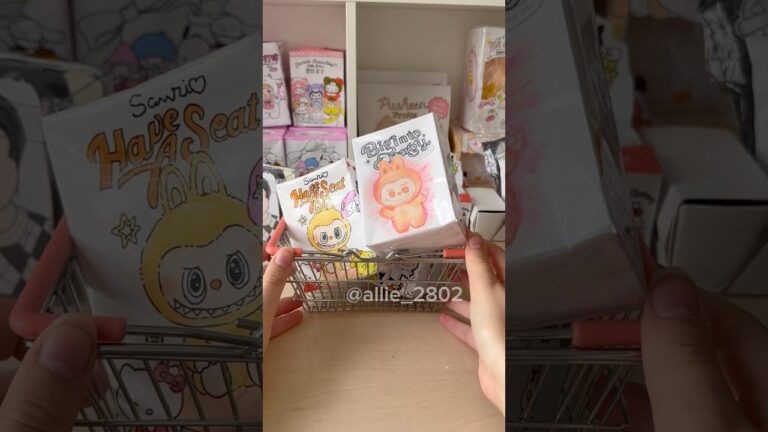 Another labubu order (fake) 💕 #labubu #blindbox #squishy #papersquishy #asmr