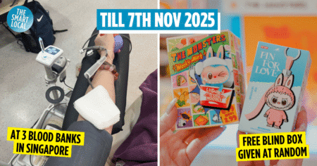 Donate blood in singapore & get a free pop mart